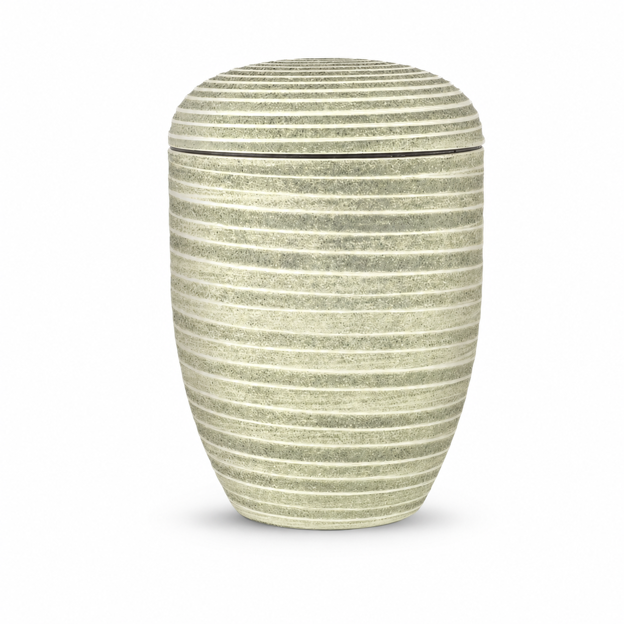 Urne Terra Jura 3 litres, finition claire striée