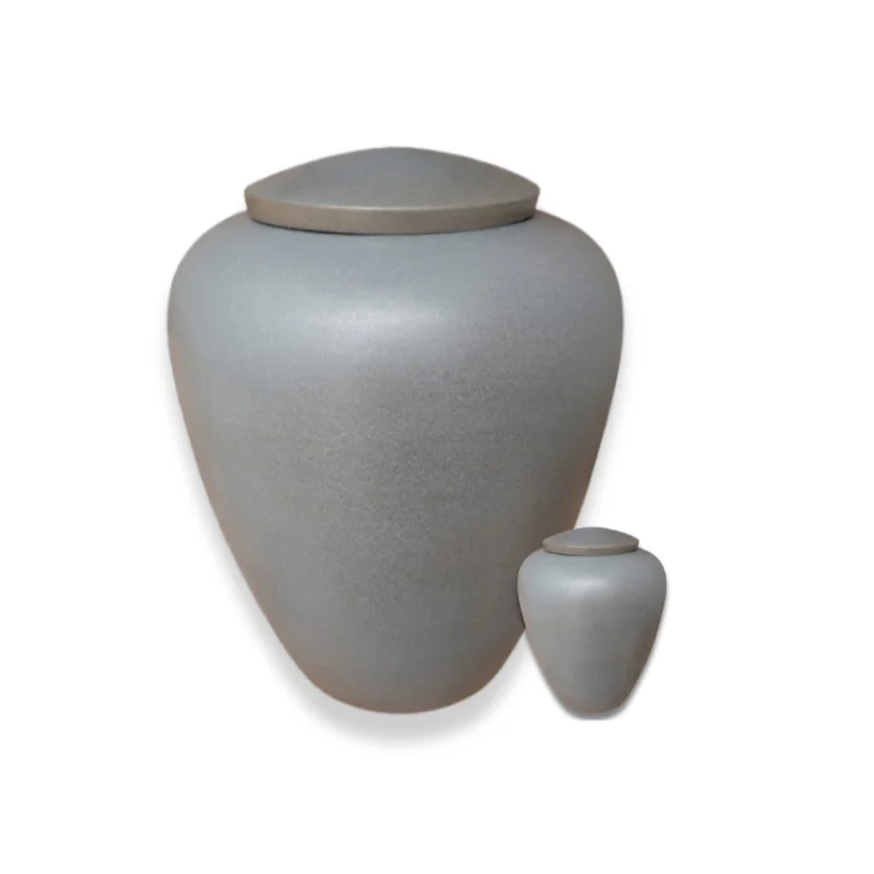 Urne et mini-urne contemporaines finition graphite
