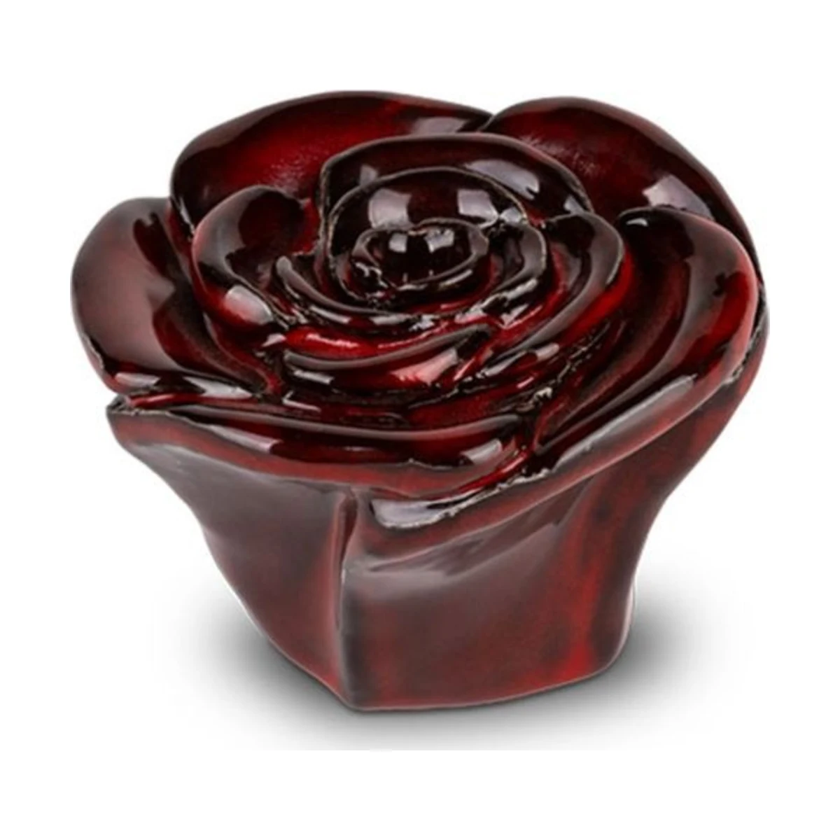 Mini-urne Rosa en céramique en forme de rose